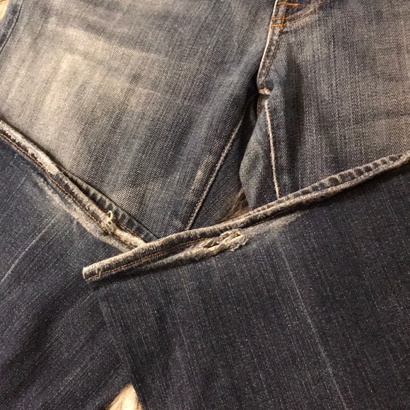 Seven 7 for all Mankind Vintage Wash Flare Jean Low Rise - Picture 6 of 6